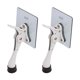 thumbnail image 1 of Tope de puerta CG PLUS One‑Touch adhesivo 10 × 5 cm, paquete de 2, 1 of 7