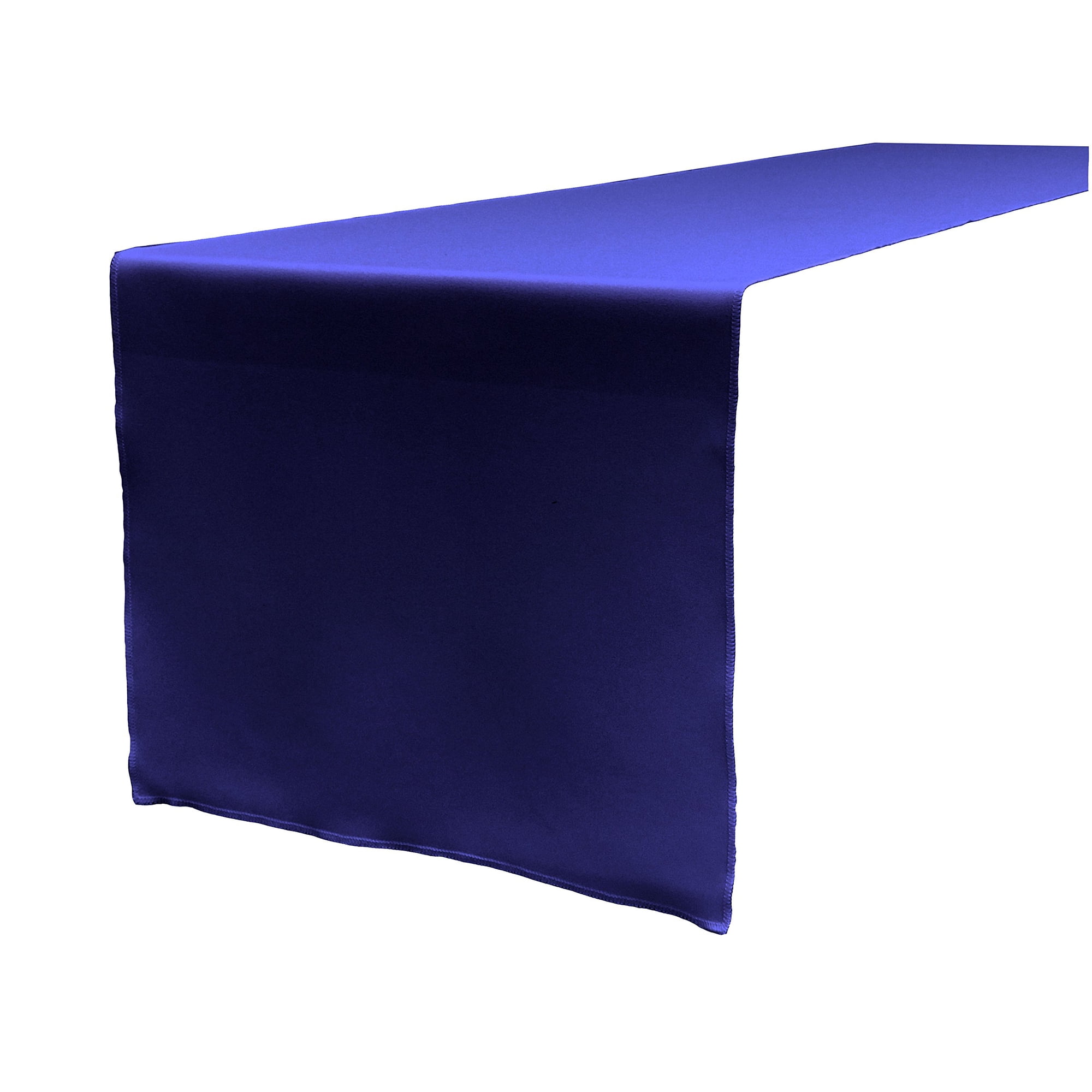 La Linen - Table Runner La P50, Popelina De Lino Y Poliéster, 35 X 275 Cm, Color Azul Real