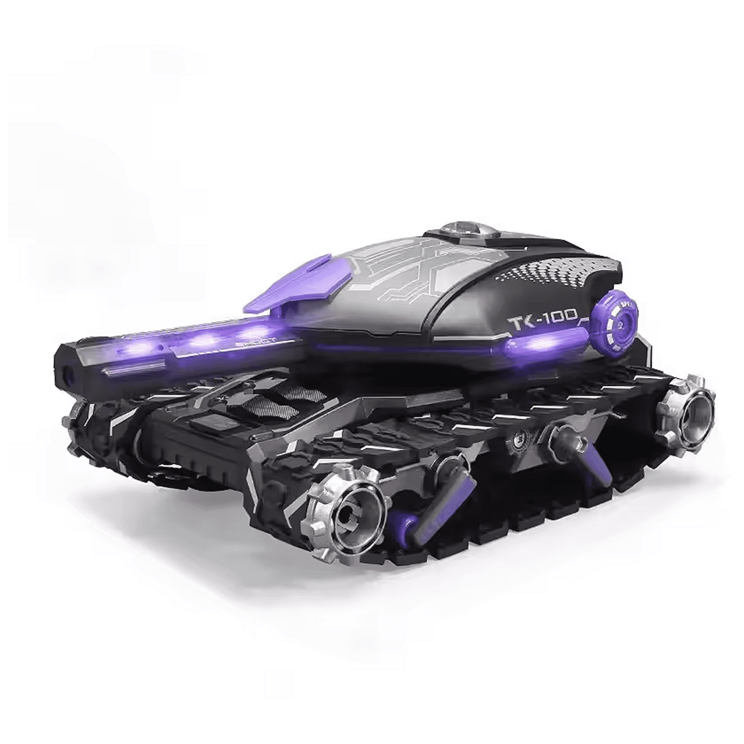 Mundo Online - Auto Tanque A Control Remoto Lanza Bombas De Agua Morado