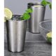 thumbnail image 3 of Xiao Hua Vaso de Cerveza de Acero Inoxidable Aislado - Juego de 5 - Taza de metal de una Sola Capa de Alta Calidad, Aislada y Resistente Al Frío - sin Bordes, Irrompible, 600 Ml, 3 of 4