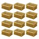 thumbnail image 4 of 12 Piezas De Lujo En Forma De Cuadrícula Candy Sweet Box Wedding Party Favors Gold, 4 of 5