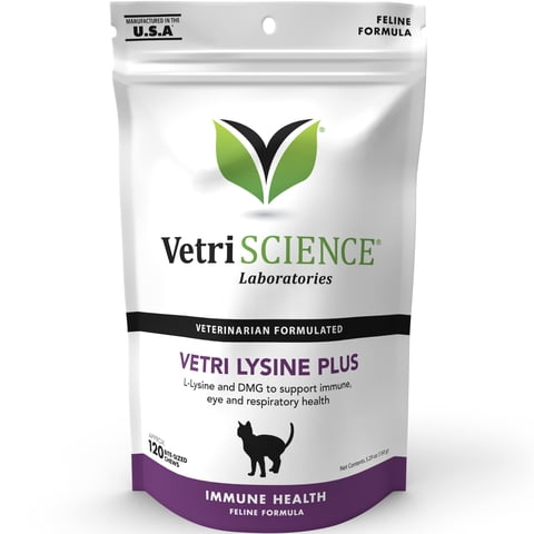 Suplementos Para Gatos Vetriscience Vetri Lysine Plus 120 Masticables