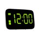 thumbnail image 3 of Reloj despertador de proyección LED Reloj de escritorio moderno con control de voz Verde, 3 of 5