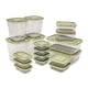 thumbnail image 4 of 17x Cajas de pan Contenedor de pan Contenedor de almacenamiento PP Pan Bagel transparente Contenedores de pan con tapa Soporte de pan para mantener el Verde claro, 4 of 5