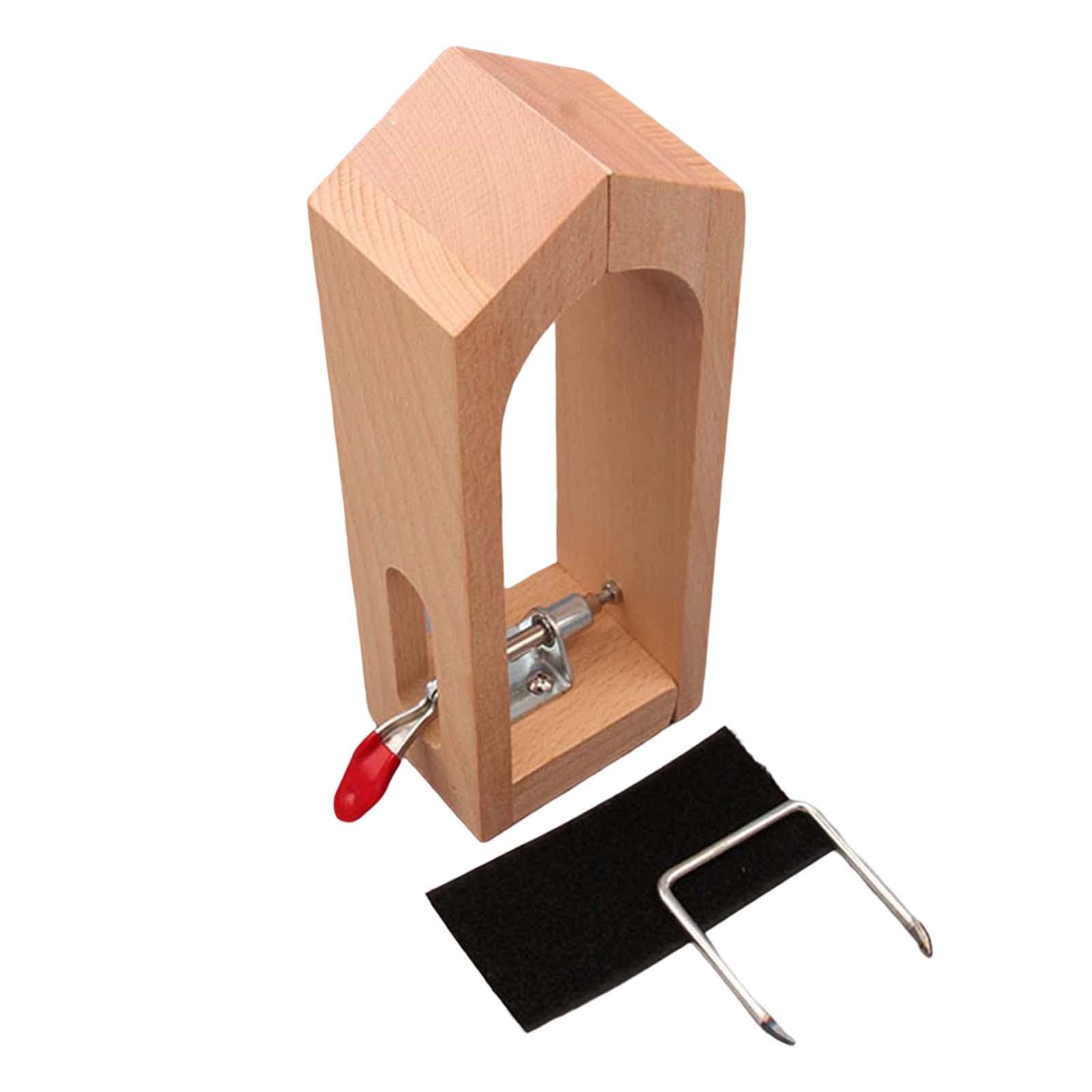 Bothyi - Soporte De Costura De Cuero Herramienta De Bricolaje De Rotación Ajustable De Madera Para Cuero De Bricolaje