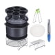 thumbnail image 4 of 11 Uds. Accesorios para freidora de aire Kit de accesorios para freidora de aire pastel barril receta Pan parrilla de doble capa Clip de comida - 8 pulgadas, 4 of 5