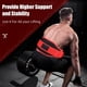 thumbnail image 4 of Cinturón de levantamiento de pesas para entrenamiento físico en gimnasio: cinturón doble acolchado de nailon con soporte lumbar para culturismo, entrenamiento funcional, levantamiento de potencia, pes, 4 of 8