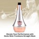 thumbnail image 3 of Straight Mute Denis Wick 5505C para trombón con fondo de cobre, 3 of 7