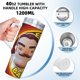 thumbnail image 5 of Hola Vecino Vaso aislado de acero inoxidable con asa, diseño temático, regalo para familia, amigos y fans; incluye pajita y encaja en el portavasos estándar, 40 oz, 5 of 6