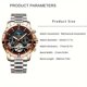 thumbnail image 3 of Reloj Mecánico Automático Premium para Hombre - de Cuerda Automática, Brillo Luminoso, Reloj de Pulsera Impermeable y Elegante para la Moda Diaria, 3 of 10