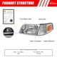 thumbnail image 2 of Faros delanteros ADCARLIGHTS para Ford Crown Victoria 1998‑2011, 2 of 9