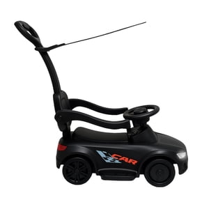 Mundo Online - Auto Correpasillo Con Mango Sombrilla, Luces Y Sonido Negro