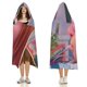 thumbnail image 3 of Leo Manta Capa Con Capucha Anti Bolitas Manta De Lana Ártica Suave Manta Portátil De Felpa Ligera Y Lujosa Poncho Para Siesta En Casa Y Oficina 100*130cm, 3 of 6