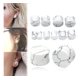 thumbnail image 2 of Expansores Oreja Estiradores de Piedra Natural Tunel 1 Par, 2 of 3
