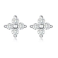 La Garza - Aros Plata Mujer Estrellita