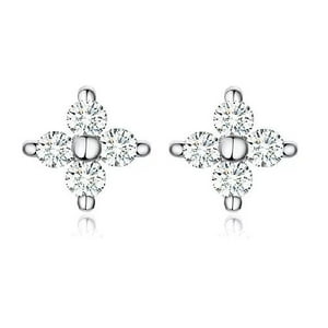 La Garza - Aros Plata Mujer Estrellita