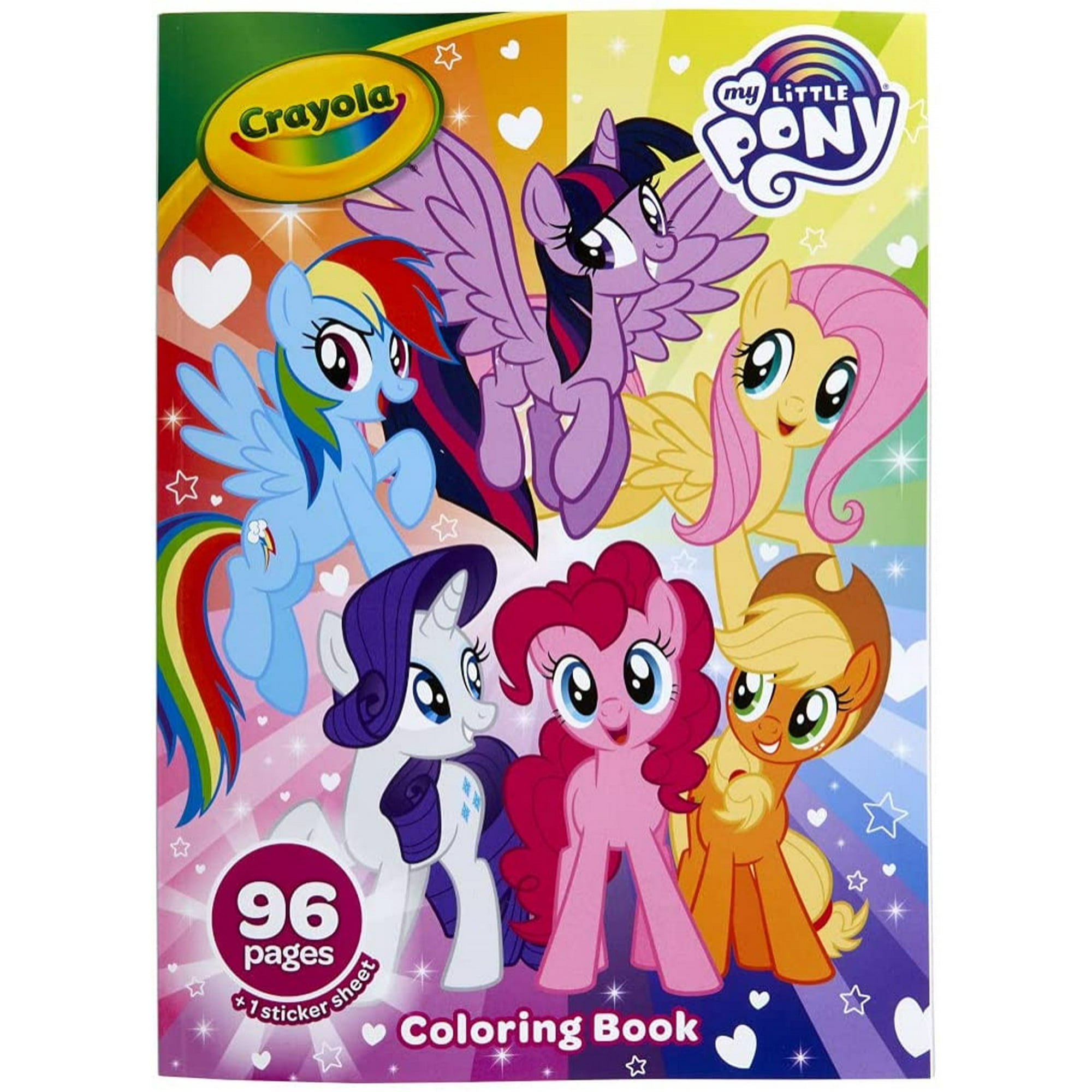 Libro Para Colorear Crayola My Little Pony Con Pegatinas