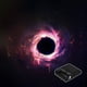 thumbnail image 1 of 1pc Aurora Moon Galaxy Projection Lamp, Earth Projector Photography Lamp Creative Background Atmosphere Night Light For Birthday Gift, 1 of 5