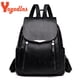 thumbnail image 2 of Yogodlns Luxury Backpack For Women Soft PU Leather Backpack Travel Large Capacity School Bag Double Zipper Business Knapsack, 2 of 3