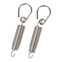 Bothyi - 2 Piezas De Resorte Para Pedal De Bombo, Montaje Diy Para Escenario De Rendimiento De Ejercicio Con Gancho