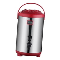 Bothyi - Cubo De Leche Práctico Dispensador De Bebidas Frías Y Calientes Para Bebidas Sopa Gachas Rojo