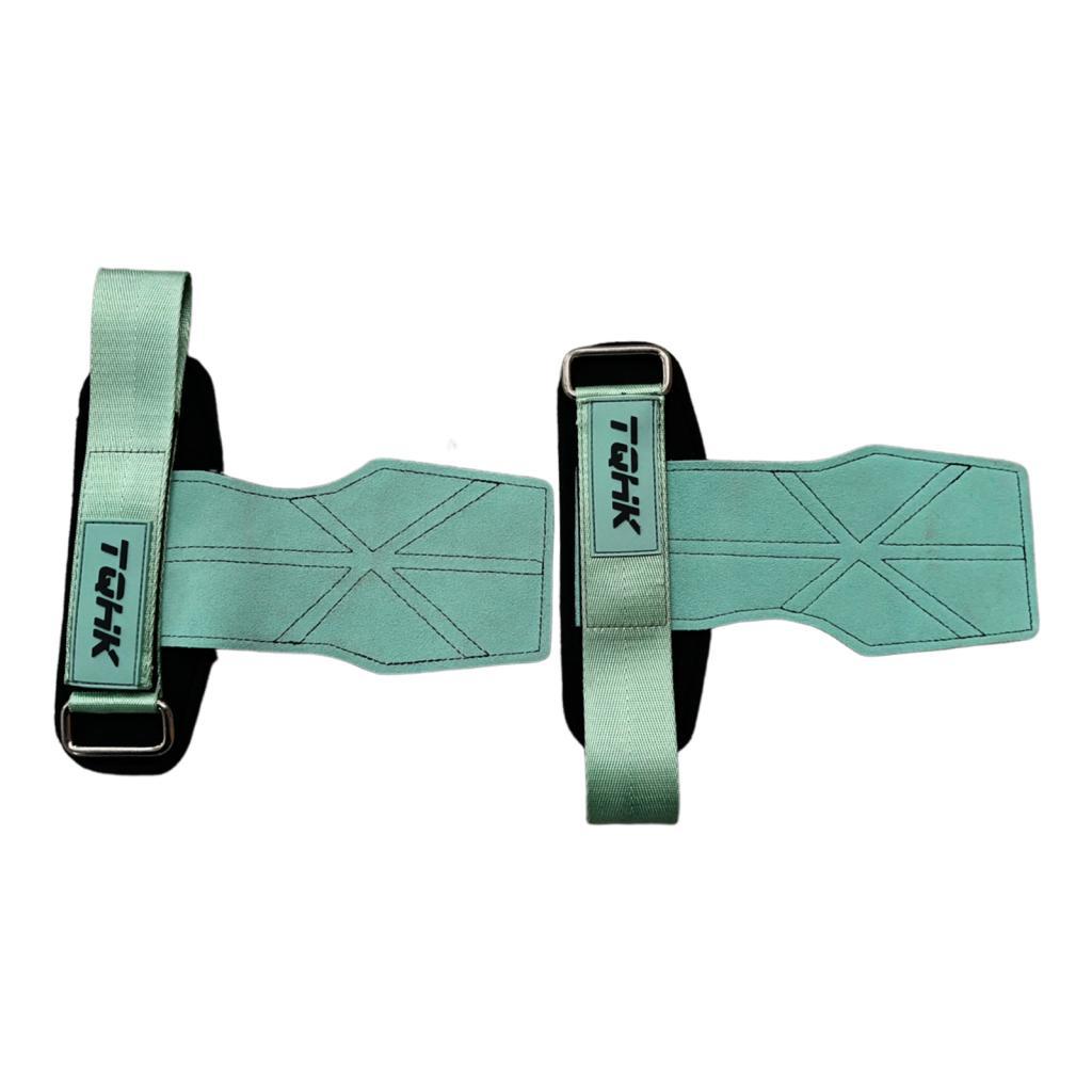 Magideal - 2 Piezas De Empuñaduras Para Levantamiento De Pesas, Suministros De Pinzas, Correas De Muñeca Cómodas Azul