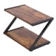thumbnail image 1 of Soporte de escritorio para impresora de madera, resistente, ahorra espacio, 2 niveles, debajo del estante del escritorio para el hogar, espacio pequeñ, 1 of 4