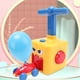 thumbnail image 2 of Coche de lanzamiento con globos, juego de vehículos propulsados por aire, coche de carreras con globos, coche inflable creativo con bomba, regalo para niños con 12 globos, 2 of 5
