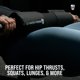 thumbnail image 2 of Almohadilla para sentadillas con barra Gymreapers, soporte para cadera y cuello, 2 of 9