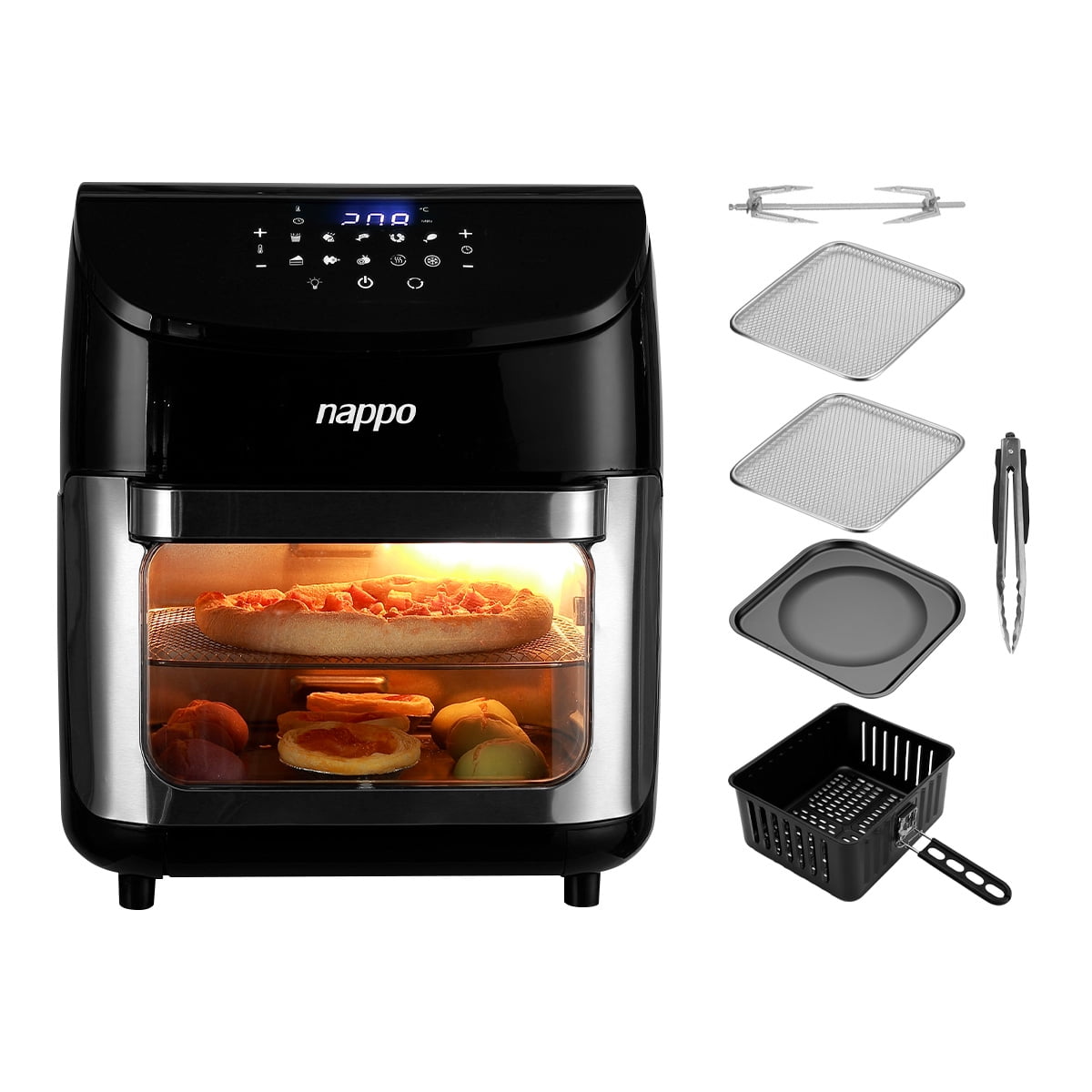 Freidora De Aire Y Horno Digital Nappo 13 Litros 1700w