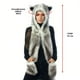 thumbnail image 5 of Gorro Kawai Con Orejas Y Bolsillo Unisex De Invierno, 5 of 8