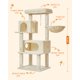 thumbnail image 2 of Árbol para gatos Taoqimiao MS029LM, 125 cm, con 2 condominios y cestas, color beige, 2 of 9