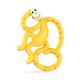 thumbnail image 1 of Mordedor de silicona Matchstick Monkey 10 cm Amarillo, libre de BPA, 1 of 7