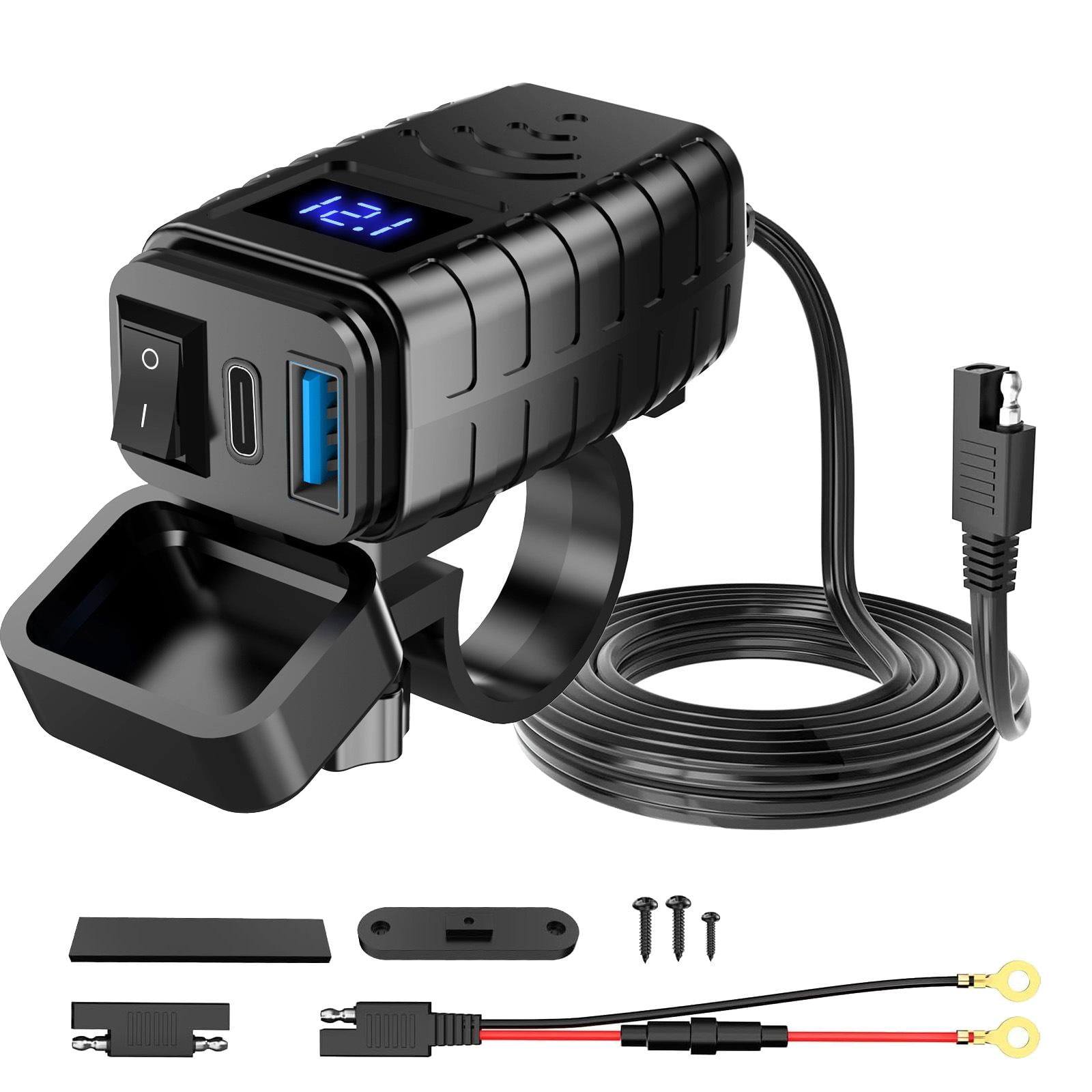 Bothyi - Cargador Usb Para Motocicleta, Cargador De Coche De 12 A 24v Para Barcos, Coches, Vehículos Recreativos