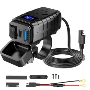 Bothyi - Cargador Usb Para Motocicleta, Cargador De Coche De 12 A 24V Para Barcos, Coches, Vehículos Recreativos