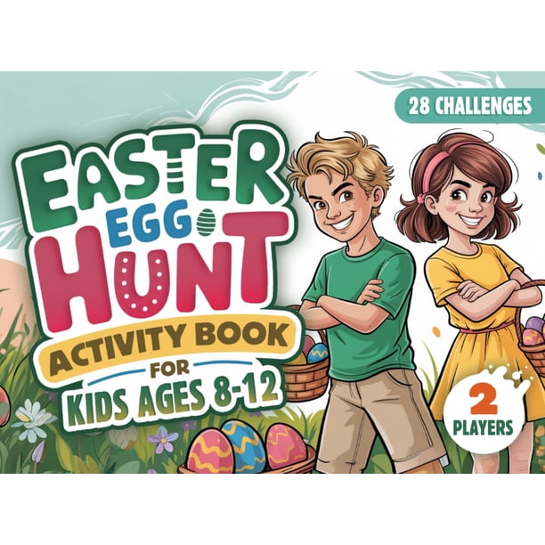 Libro de actividades de búsqueda de huevos de Pascua para niños, publicación independiente