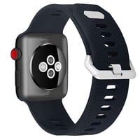 Genérico - Correa Compatible Iwatch Apple Watch 42/44/45Mm-L Azul Oscuro
