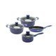 thumbnail image 1 of Batería de Cocina Titanuim Pro 7 Piezas Aluminio Prensado Lavanda, 1 of 1