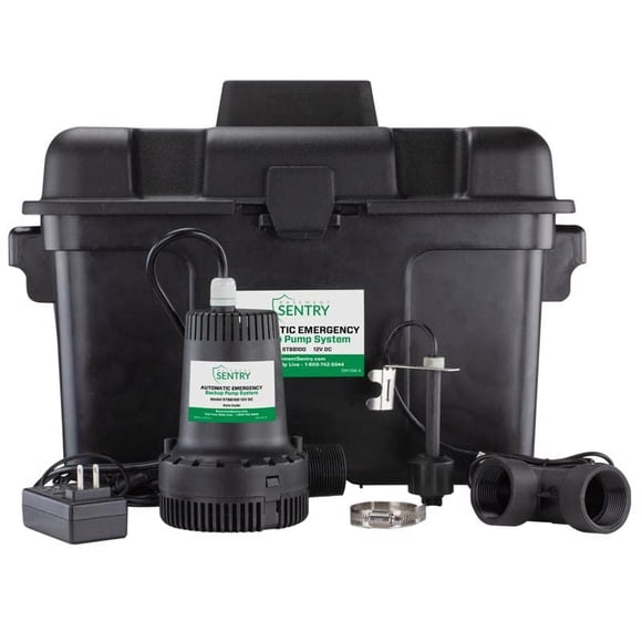 Interruptor flotante Basement Sentry de 1200 GPH con bomba de agua