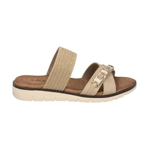Sandalia Mujer Beige Dakota Police