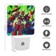 thumbnail image 2 of Gurren Lagann Luz nocturna LED con sensor de anochecer a amanecer para dormitorio, baño, pasillo, escaleras - Lámpara LED nocturna de enchufe, 0.5W - 1 pieza, 2 of 6