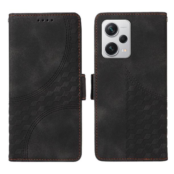 Carcasa FOXDOCK Xiaomi Poco X5 Pro 5G de cuero PU, diseño acolchado clásico, protección contra caídas y rayones