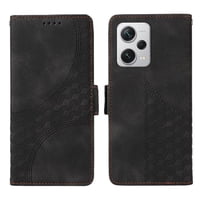 Carcasa Foxdock Xiaomi Poco X5 Pro 5G De Cuero Pu, Diseño Acolchado Clásico, Protección Contra Caídas Y Rayones