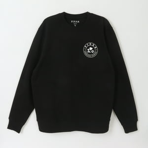 Polerón Cerrado Adulto Negro Corporativo Pixar Disney