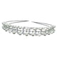 thumbnail image 5 of Rhinestone Nupcial Tiara Corona Diadema Tocado Para Novia Mujer Flor Niña Doble Capa, 5 of 5