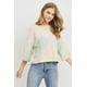 thumbnail image 1 of Polera Saronite Oversized Cuello Redondo Manga 3/4 Tie Dye, 1 of 5