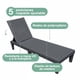thumbnail image 3 of Reposera Reclinable Madera Plástica BlackWood 189 x 58 cm Sunseeker 1 un, 3 of 11