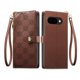 thumbnail image 1 of Funda Billetera con Cierre para [Google Pixel 9A] con Tarjetero, Soporte y Correa de ManoMarrón, 1 of 5