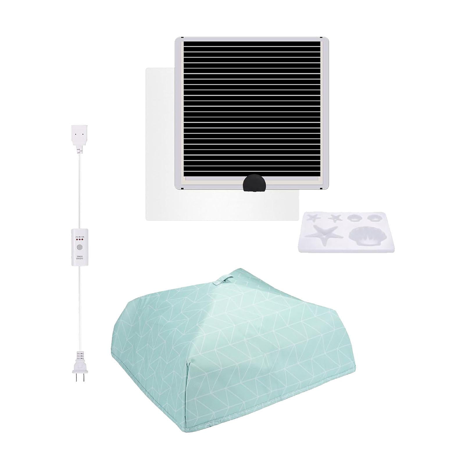 Bothyi - Estera Calefactora De Resina, Secador De Resina Epoxi Portátil Reutilizable, Molde De Silicona Duradero