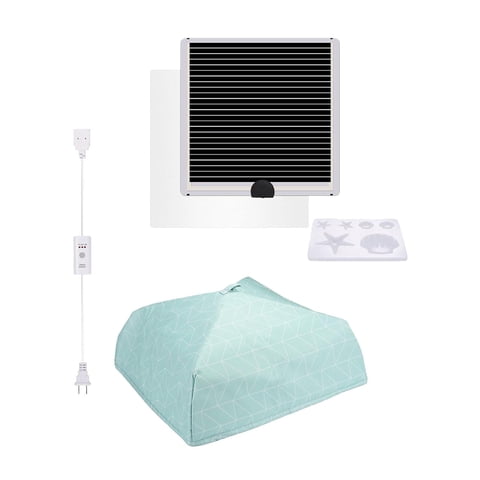 Bothyi - Estera Calefactora De Resina, Secador De Resina Epoxi Portátil Reutilizable, Molde De Silicona Duradero